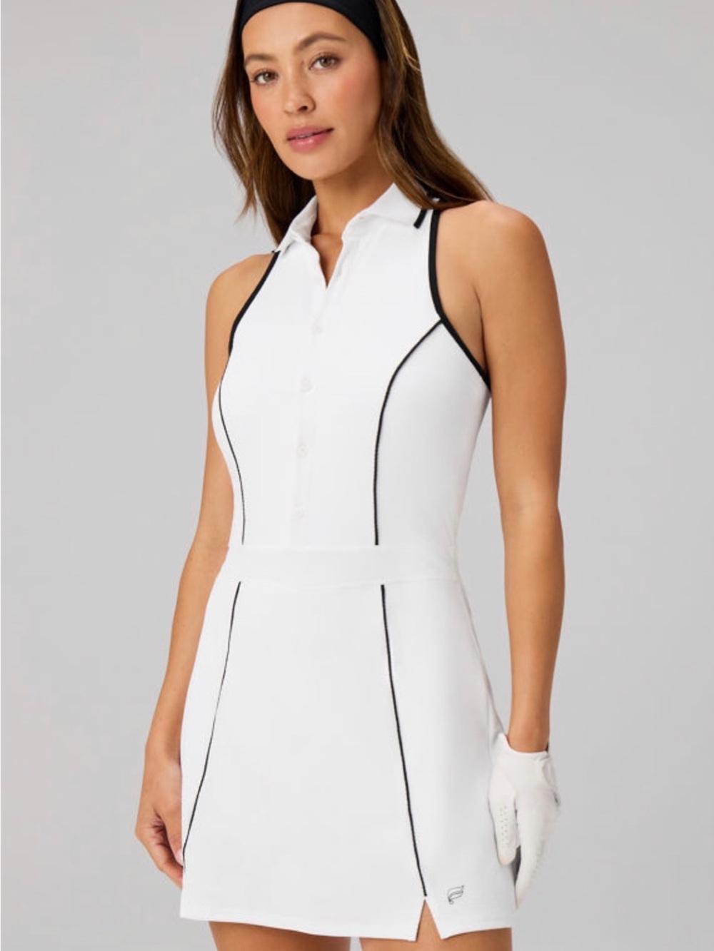 Fabletics Sleeveless Polo Mini Dress